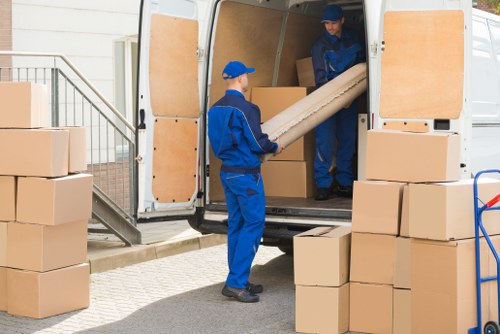 Removal van for small moves in Lambeth street