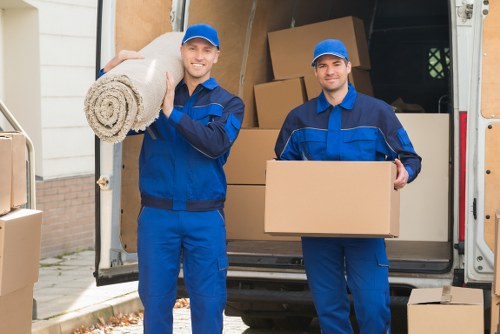 Customer completing a storage booking agreement