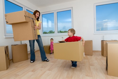 Compact storage space in Lambeth used for personal belongings and seasonal items
