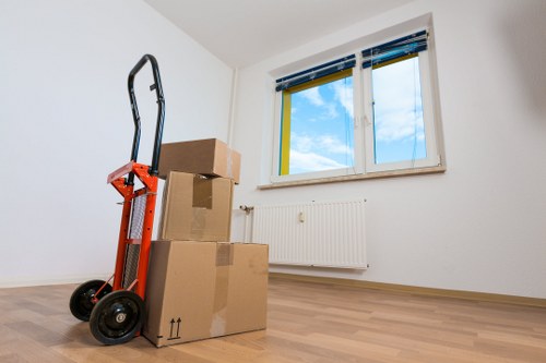 A secure Lambeth storage area prepared for household renovation items